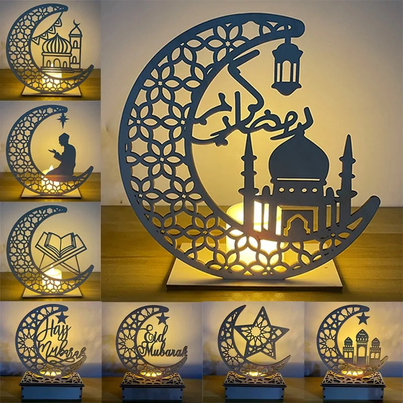 Wooden Pendant Ramadan Decoration