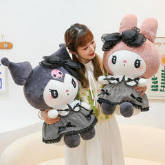 Sanrio Black Kuromi My Melody Plush Dolls