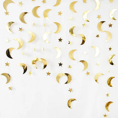 13Ft Iridescent Ramadan EID Mubarak Banner Decorations Hanging Star Moon Lamp Garlands Ramadan Mubarak Home Decor Birthday Party