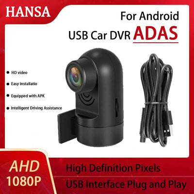 1080P Car Driving Recorder 24H Parking Monitor Car DVR HD Camera G-Sensor Dashcam Has ADAS Driver Alert System 360 Degree Rotate