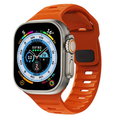 Silicone Sport Strap For Apple Watch Band 49mm 45mm 44mm 42mm 40mm 41mm 38 correa bracelet iwatch Series 9 8 7 6 5 4 3 se ultra