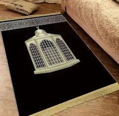 Thick Soft Prayer Rug: Portable Mat for Muslims, Ideal for Ramadan and Daily Use