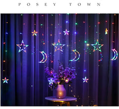 Moon Star Curtain Lights