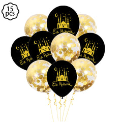 Eid Mubarak Balloon Banner Ramadan Kareem Party Balloon Banner Decoration Eid Mubarak Muslim Islamic Festival party Decoration