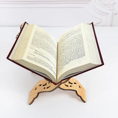 DIY Kuran Quran Koran Holy Book Stand Holder Folding Bible Bookshelf Ramadan Muslim Islamic Eid Organizer Display Reading Prayer