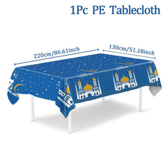 Eid Mubarak Tablecloths Ramadan Decoration 2025 for Home Islamic Muslim Party Decor Ramadan Tableware Supplies Eid Al Adha Gift