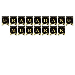 Eid Mubarak Balloon Banner Ramadan Kareem Party Balloon Banner Decoration Eid Mubarak Muslim Islamic Festival party Decoration