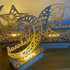 Wooden Pendant Ramadan Decoration