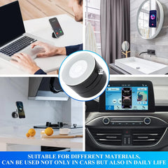 Adjustable Mechanical Vacuum Magnetic Car Suction Phone Holder With Telescopic Structure Suction Cup Magnetic Phone Mount