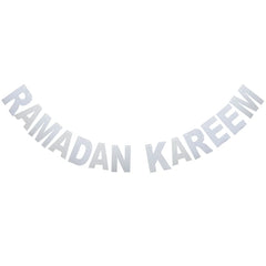 13Ft Iridescent Ramadan EID Mubarak Banner Decorations Hanging Star Moon Lamp Garlands Ramadan Mubarak Home Decor Birthday Party